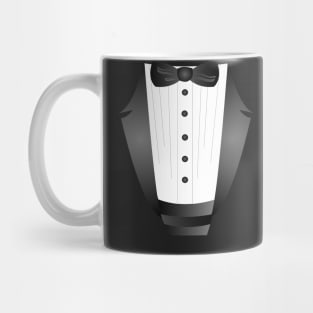 1980s Groomsman Bowtie party bachelor party novelty Tuxedo Mug